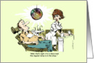 Funny invite to dental school graduate’s party card