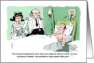 Funny blank any occasion data port insertion surgery card