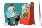 Funny invite to a family reunion - gathering of nuts cartoon card