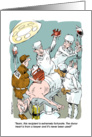 Funny Father’s Day lawyer heart and donor cartoon card