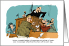 Funny Law Day (May 1st) courtroom trap cartoon card