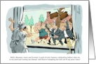 Funny Father’s Day greeting and the rat pack cartoon card