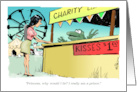 Thanks For Your Fundraising Help & Support Frog Cartoon card