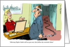All occasion blank lawyer on a chain cartoon card