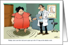 Weight loss encouragement and the shadow scale cartoon card