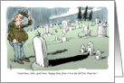 Amusing blank all purpose happy hour cartoon card