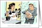 Amusing apology for drunken Thanksgiving behavior cartoon card