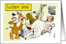 Cartoon invite for Massage Therapy graduation party card