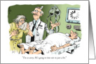 Amusing blank any occasion doctor prediction for patient cartoon card