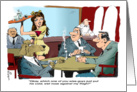 Be my date invitation and a promise of a warm, dry nose cartoon card