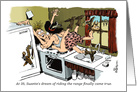 Amusing Adult Blank Any Occasion Ride the Range Cowboy card
