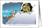 Amusing cartoon thank you to a good, great companion card
