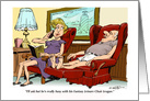 Cartoon taunt to Fantasy Football League fan card