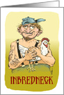 Amusing invite to a family reunion and inbred relations cartoon card
