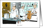 Amusing congrats on receiving a loving service dog cartoon card