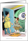 Humorous Congrats on Rescuing a Shelter Animal Cartoon card