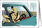 Fun congrats on your new doggie companion you rescued cartoon card