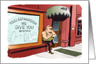Amusing Request for a Date on New Year’s Eve Cartoon card