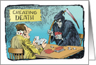 Amusing Invitation to Gather for a Bachelor’s Poker Party card