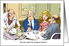 Amusing Dinner Party Invitation to Try New Foods and Tastes card