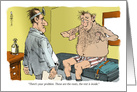 Amusing Hair Restoration Feel Better Soon Cartoon card