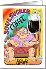 Java-infused man’s invitation to sit down over coffee cartoon card