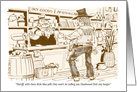 Amusing Country & Western Adult Happy Birthday Cowboy card