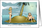 Miss You During this COVID-19 Separation Cartoon card