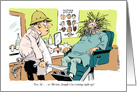 Amusing Happy Birthday to your Hair Stylist Cartoon card