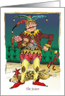 Amusing Blank All Purpose Standing Jester Cartoon card