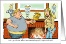 Amusing Weight-loss Encouragement and a Trophy Cartoon card
