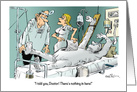 Amusing Health Update from Recently Released Patient Cartoon card