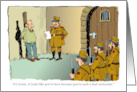 Retirement Announcement from a Cartoonist or Humorist card
