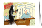 Blank Any Occasion Busy Grim Reaper Buying New Blades card