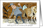 Blank Any Occasion Stable Boy for the Apocalyptic Four Horsemen card