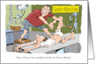 Amusing National Chiropractic Health Month Proctor Joke card