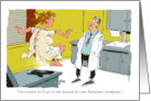 Get Well A Hope that Your Underlying Medical Problem Is Located Cartoon card