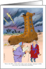 Amusing Blank Note with Mrs. Noah Remodeling the Ark card