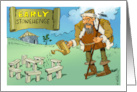 Amusing Stonehenge Over the Hill Birthday card