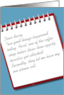 Fun Invitation to Meet Over Coffee Inspired by Dear Diary Entry card