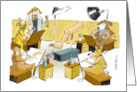 Sexy Thinking of You and Those Long Legs Cartoon card