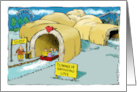 Amusing Sexy Tunnel of Love for Swingers Cartoon card