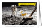 Funny Celebrate National Moon Day on July 20 card