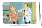 Humorous Blank Any Occasion Doctor Saving a Patient’s Life card