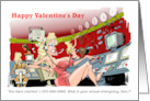 An Adult Sexual Hearts Ablaze Happy Valentine card