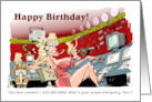 An Adult Sexual Unrestrained Happy Birthday card