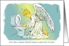 The 7th of August is National Vomit Day card