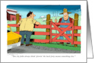 Adult Missing Her Out Here Country Style card