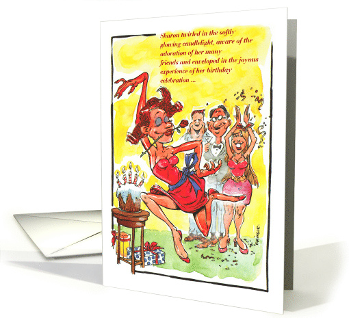 Fun Happy Birthday Reality Check Directed at Good Female Friend card