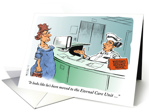 Funny get well, feel better after health scare card (1188492)